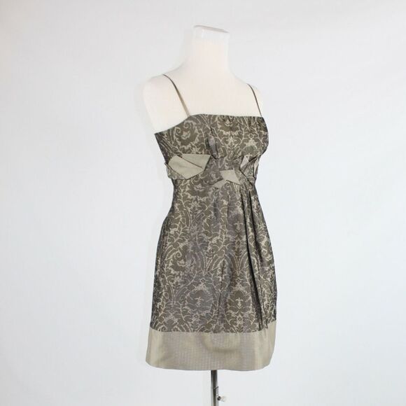 Taupe BCBG MAX AZRIA A-line dress 2 - Picture 3 of 8